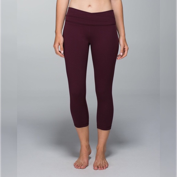 Lululemon Astro Wunder Under Crop II Shine Dot Bo - Picture 1 of 15